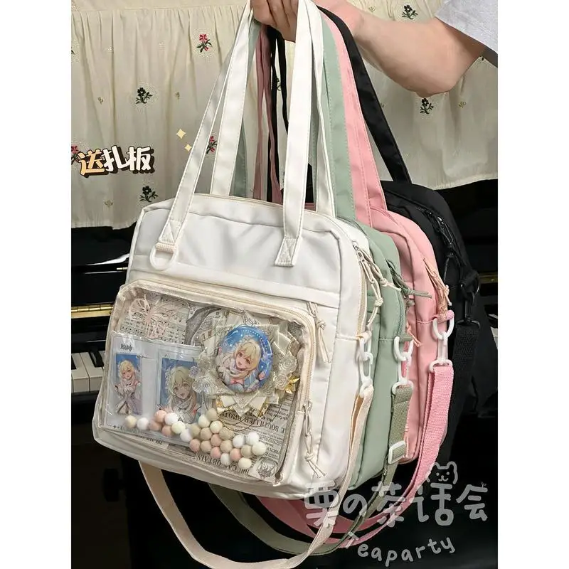 Itabag Japanese Style Women Crossbody Bag Shoulder Bag Large Capacity Ita Bag Anime Badge Doll Storage Anime Bag For Students
Itabag Japanese Style Women Crossbody Bag Shoulder Bag Large Capacity Ita Bag Anime Badge Doll Storage Anime Bag For Students