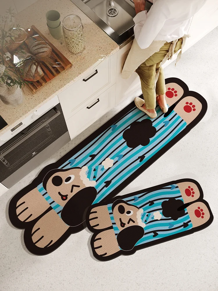 Мультяшный кухонный коврик с милым рисунком, нескользящий, маслостойкий, моющийся, силиконовый, влаговпитывающий, грязеотталкивающий.
Мультяшный кухонный коврик с милым рисунком, нескользящий, маслостойкий, моющийся, силиконовый, влаговпитывающий, грязеотталкивающий.