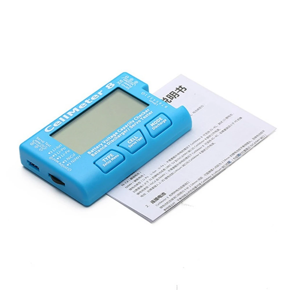 CellMeter 8 1-8S Li-Po Battery Discharge Charger Voltage Servo Test All-in-one Multi-Function Tester
CellMeter 8 1-8S Li-Po Battery Discharge Charger Voltage Servo Test All-in-one Multi-Function Tester