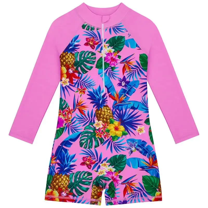 Детский купальник с длинными рукавами для девочек, цельная пляжная одежда с принтом, детский солнцезащитный купальный костюм на молнии спереди, летний костюм для серфинга
Детский купальник с длинными рукавами для девочек, цельная пляжная одежда с принтом, детский солнцезащитный купальный костюм на молнии спереди, летний костюм для серфинга