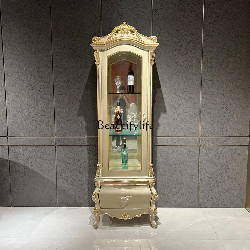 44 -*French single-door wine cabinet, European-style court living room side cabinet luxury neoclassical solid wood carving flo
44 -*French single-door wine cabinet, European-style court living room side cabinet luxury neoclassical solid wood carving flo