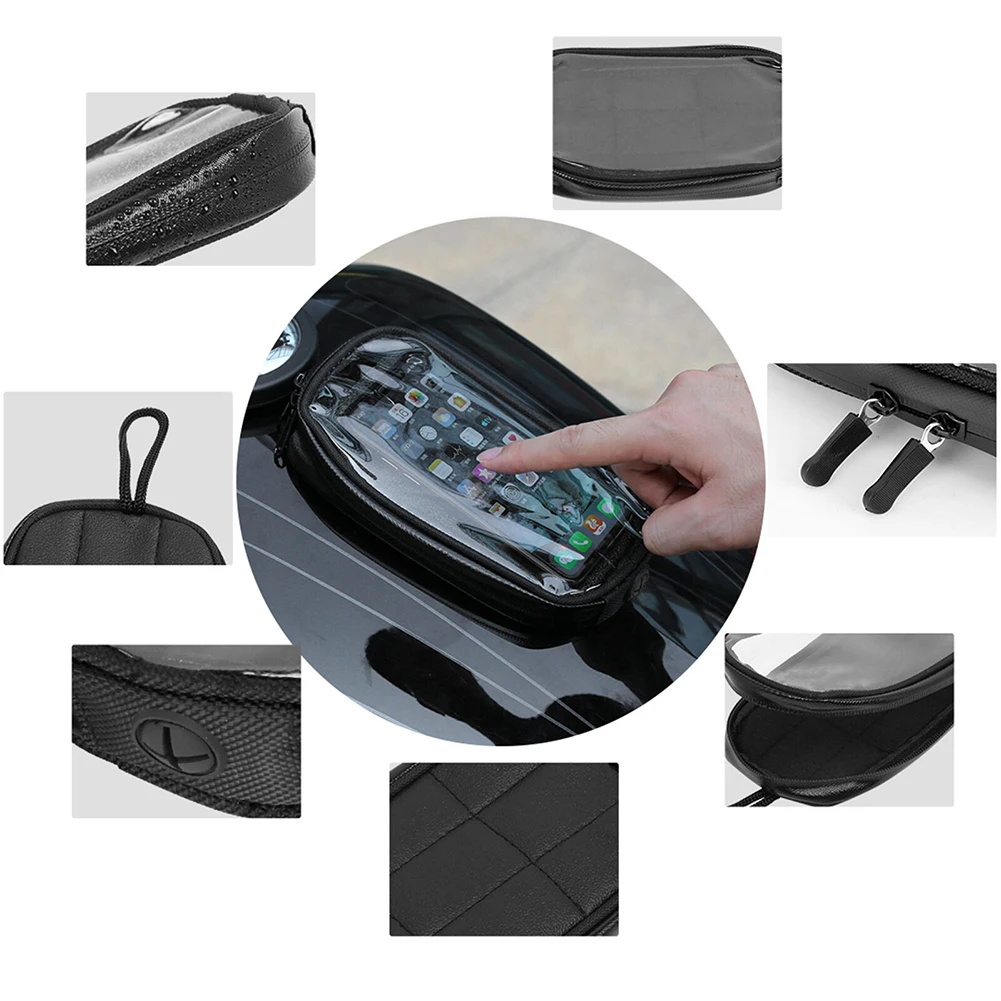 7PCS Magnet Motorcycle Phone Bag Convenient Waterproof Design with Front Pocket for GPS and Easy Carrying Strap
7PCS Magnet Motorcycle Phone Bag Convenient Waterproof Design with Front Pocket for GPS and Easy Carrying Strap