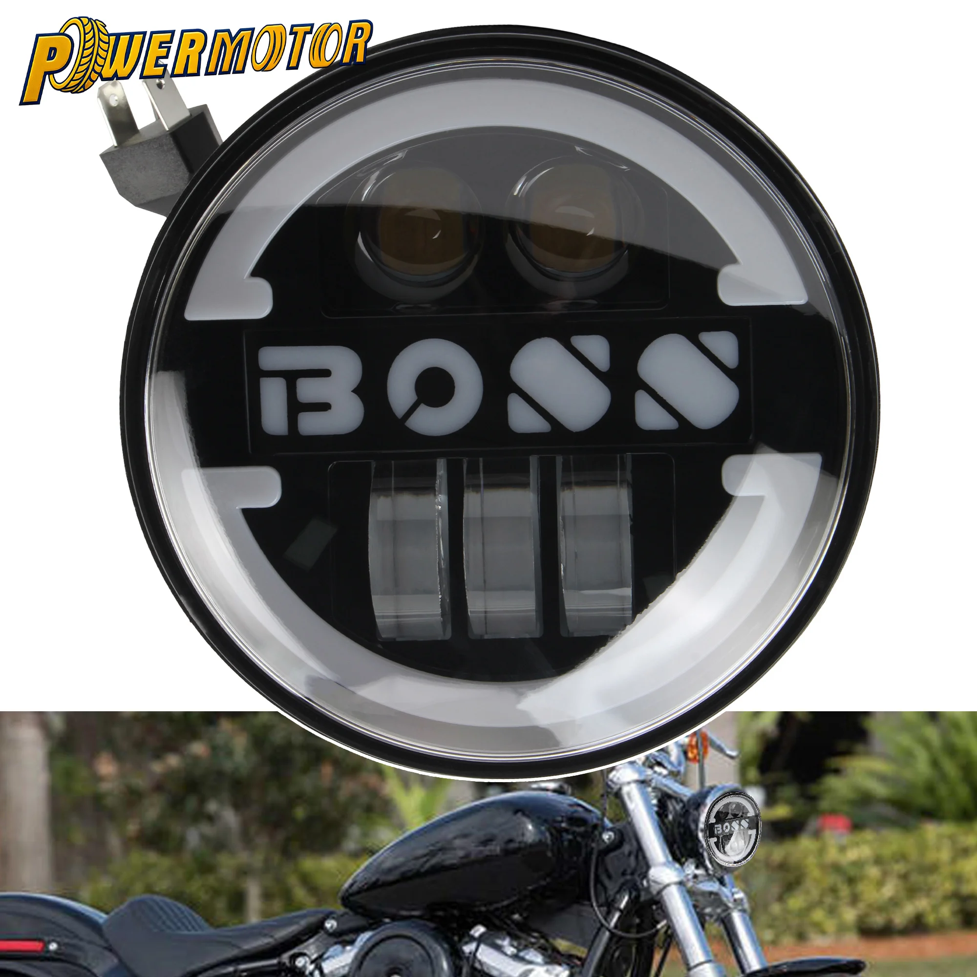For Harley Motorcycle 5.75 inch LED Headlight Assembly For Dyna Softail Sportster 883 XL883 FXCW Headlamp Modified Accessories
For Harley Motorcycle 5.75 inch LED Headlight Assembly For Dyna Softail Sportster 883 XL883 FXCW Headlamp Modified Accessories