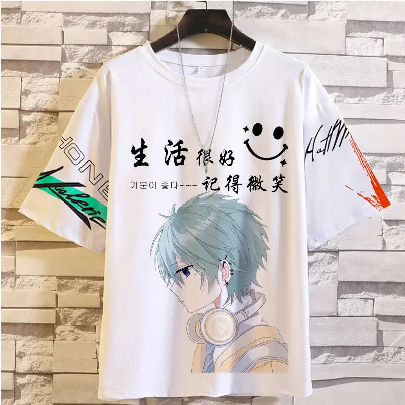 Anime Game New Short Trendy Round Neck Student Korean Style Men's Loose Plus Size Half Sleeve T-Shirt Summer Ins Top
Anime Game New Short Trendy Round Neck Student Korean Style Men's Loose Plus Size Half Sleeve T-Shirt Summer Ins Top
