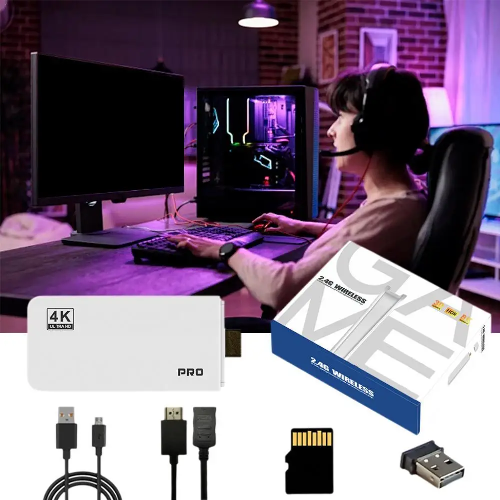 M15 Home Console HD 4K TV Console 2.4G Wireless Two-player Arcade Game Case Double Arcade Game Box Accessories
M15 Home Console HD 4K TV Console 2.4G Wireless Two-player Arcade Game Case Double Arcade Game Box Accessories
