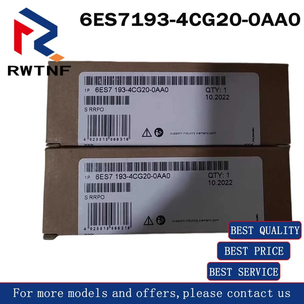Brand New Genuine 6ES7193-4CG20-0AA0 SIEMENS Power supply module,100% original warehouse stock
Brand New Genuine 6ES7193-4CG20-0AA0 SIEMENS Power supply module,100% original warehouse stock
