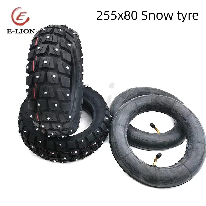 TUOVT 10x3 inner Outer Tyre Snow Off-road Tire with Nails 10 Inch 255x80 for Zero 10X Electric Scooter Speedual Grace10 Kugoo M4
TUOVT 10x3 inner Outer Tyre Snow Off-road Tire with Nails 10 Inch 255x80 for Zero 10X Electric Scooter Speedual Grace10 Kugoo M4