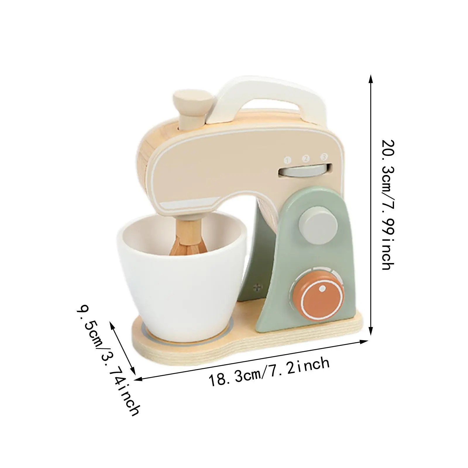 Wooden Toy Mixer Set Pretend Play Food Sets for Ages 3+ Kids Girls Boys
Wooden Toy Mixer Set Pretend Play Food Sets for Ages 3+ Kids Girls Boys