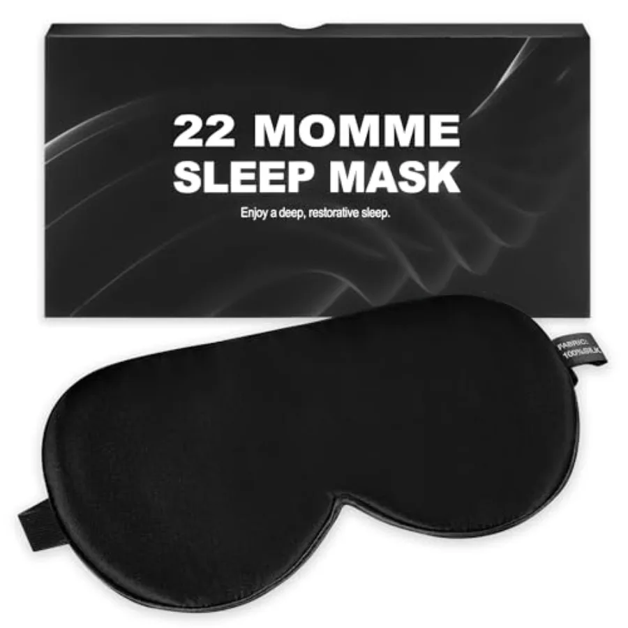 Silk Sleep Mask 100% 22 Momme Mulberry, Sleep Eye Mask for Women Men, out Blindfold with Adjustable Strap, Side Sleeper Eye Cov
Silk Sleep Mask 100% 22 Momme Mulberry, Sleep Eye Mask for Women Men, out Blindfold with Adjustable Strap, Side Sleeper Eye Cov