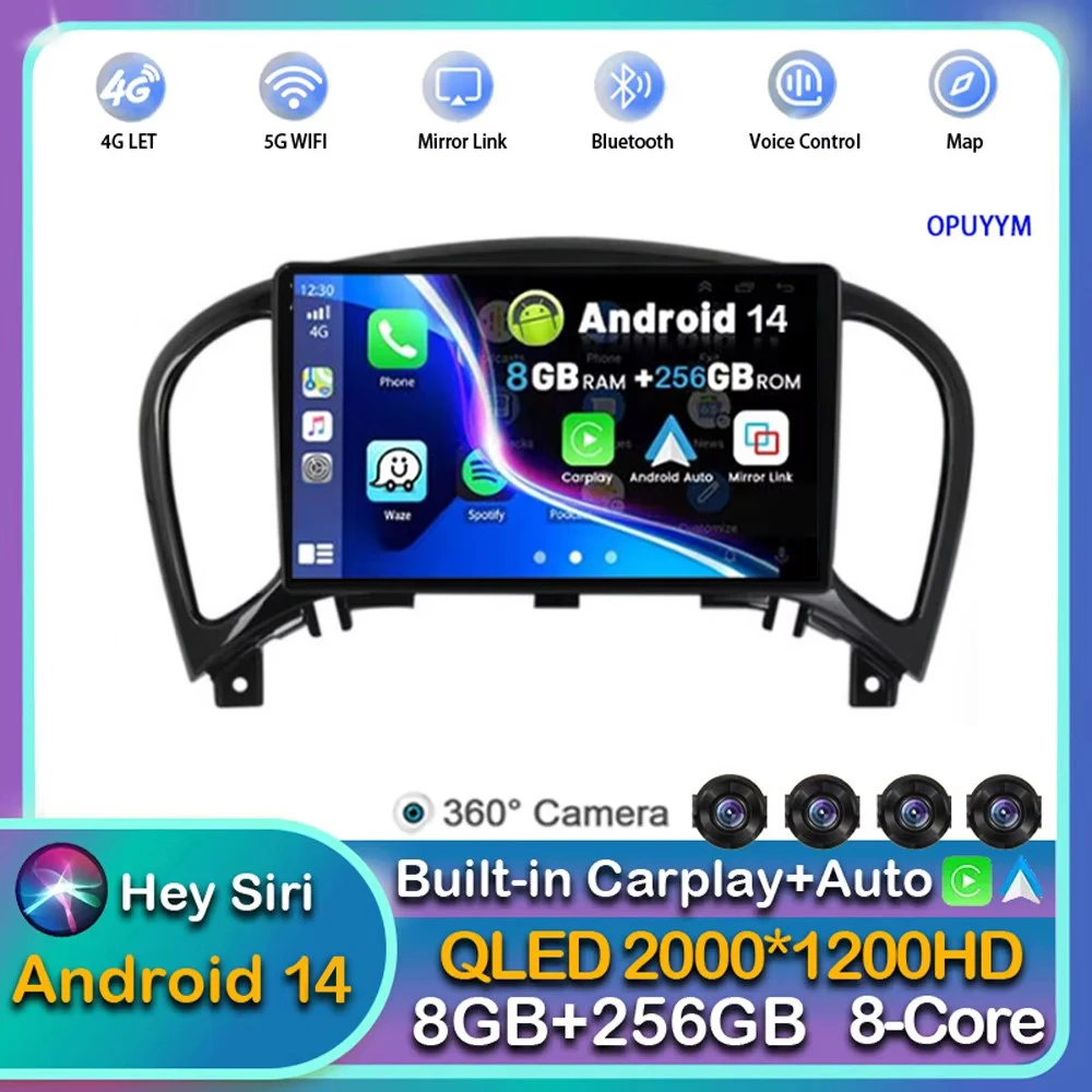Автомагнитола Carplay 2DIN на Android 14 для Nissan Juke YF15 2010 2011 2012 2013 2014 мультимедийный плеер GPS Стерео навигация WIFI DSP
Автомагнитола Carplay 2DIN на Android 14 для Nissan Juke YF15 2010 2011 2012 2013 2014 мультимедийный плеер GPS Стерео навигация WIFI DSP