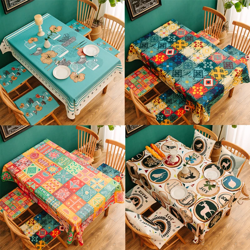 Waterproof Cotton Linen American Retro Floral Luxury Dining Table Cloth Rectangle Table Cover Cloth Tea Table Cloth Modern Si...
Waterproof Cotton Linen American Retro Floral Luxury Dining Table Cloth Rectangle Table Cover Cloth Tea Table Cloth Modern Si...