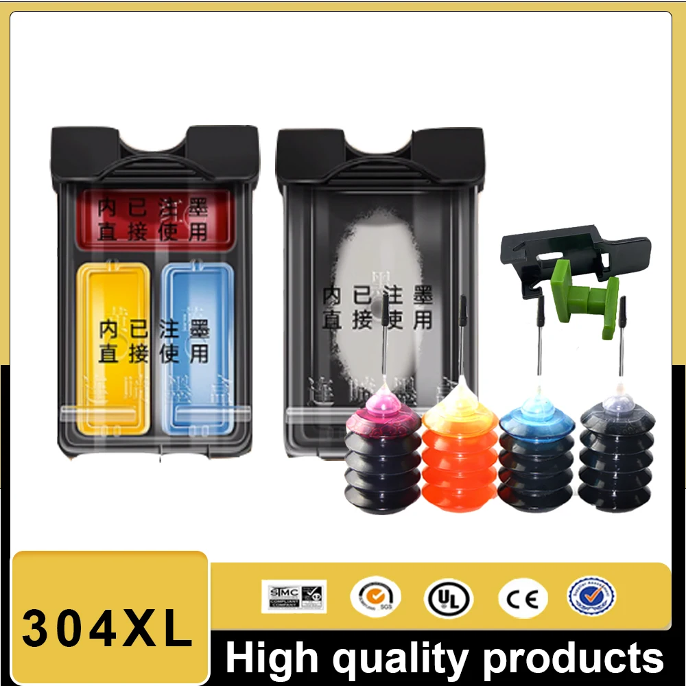 304XL Ink Cartridge For HP 304 HP304 Replacement Compatible Deskjet Envy 2620 3720 5000 5010 5012 5014 5020 5030 5034 Printer
304XL Ink Cartridge For HP 304 HP304 Replacement Compatible Deskjet Envy 2620 3720 5000 5010 5012 5014 5020 5030 5034 Printer