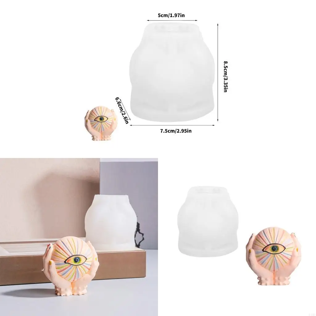 R3MC Silicone Hands and Eyes Mold for Handmade Enthusiasts Aromatherapys Mould Practical Craft Classroom Supplies
R3MC Silicone Hands and Eyes Mold for Handmade Enthusiasts Aromatherapys Mould Practical Craft Classroom Supplies