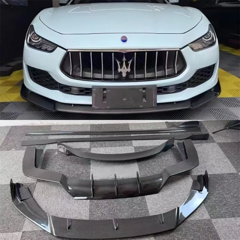 For Maserati Ghibli 2014-2023 Real Carbon Fiber Front Lip Rear Diffuser Side Skirts Tail Wing Splitter Accessories Body Kit
For Maserati Ghibli 2014-2023 Real Carbon Fiber Front Lip Rear Diffuser Side Skirts Tail Wing Splitter Accessories Body Kit
