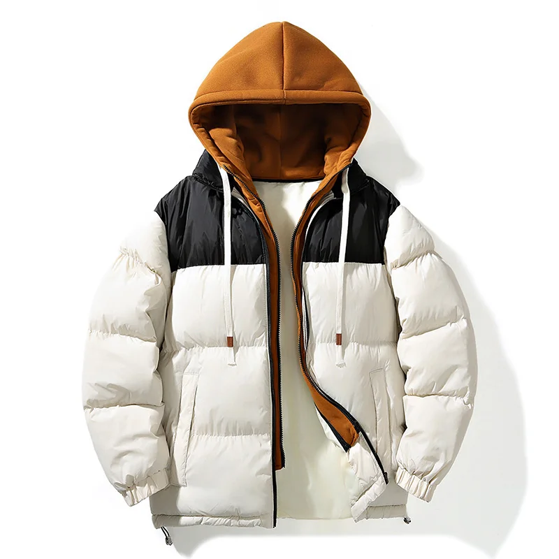 Velvet Thick Autumn Winter Streetwear Parkas Warm Overcoat Winter Clothes Hooded Men Oversized Cotton Padded Jacket for Men
Velvet Thick Autumn Winter Streetwear Parkas Warm Overcoat Winter Clothes Hooded Men Oversized Cotton Padded Jacket for Men