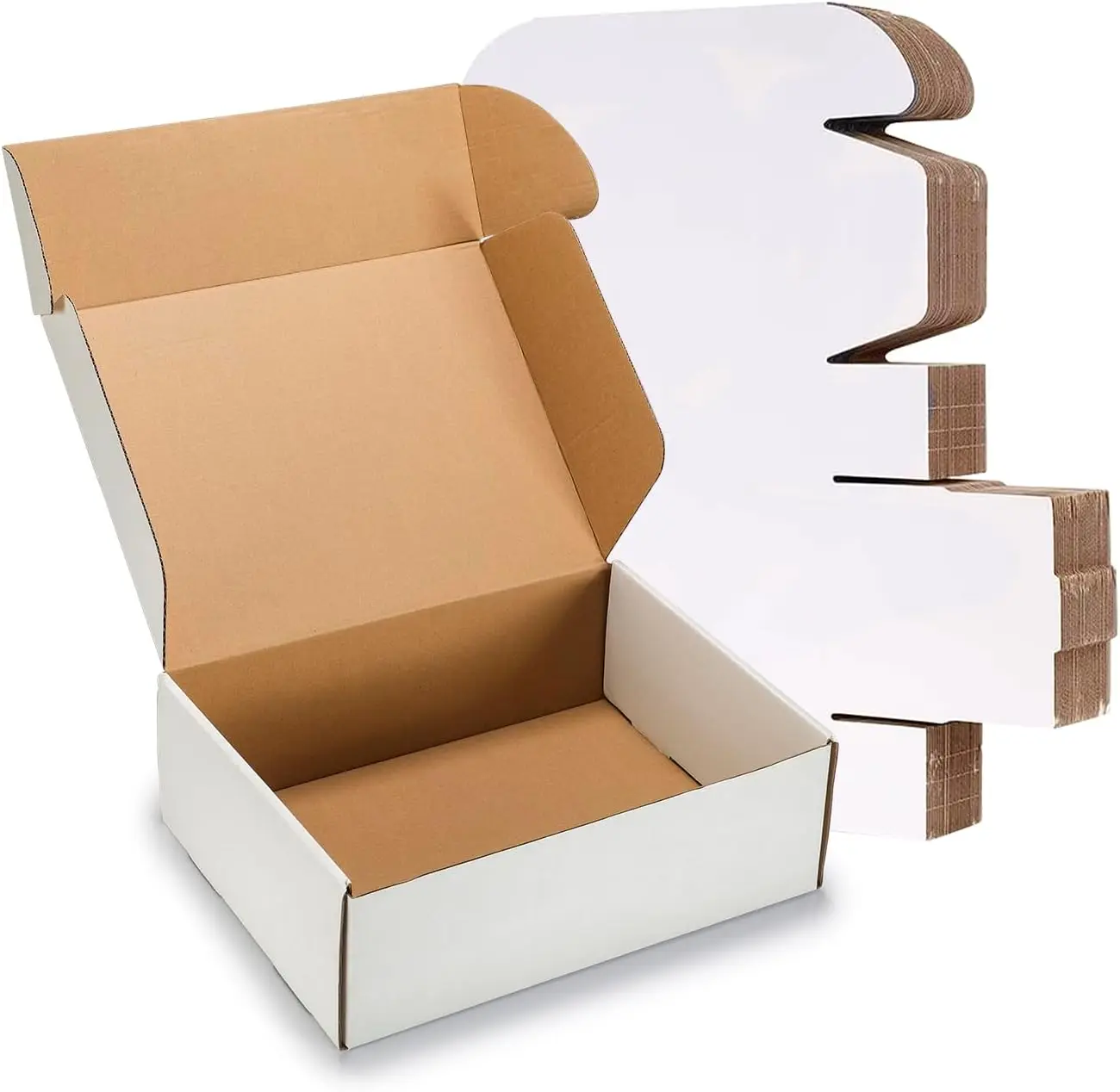 12x9x4 Shipping Boxes 20 Pack, White Corrugated Cardboard Mailers for Small Business Gifts Crafts Daily Supplies
12x9x4 Shipping Boxes 20 Pack, White Corrugated Cardboard Mailers for Small Business Gifts Crafts Daily Supplies