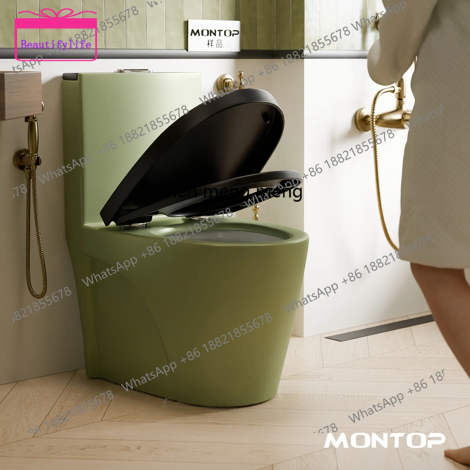 YL Retro green wall row ceramic toilet for household water-saving siphon toilet
YL Retro green wall row ceramic toilet for household water-saving siphon toilet