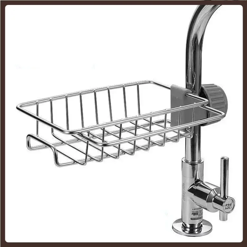 Kitchen Stainless Steel Sink Drain Rack Sponge Storage Faucet Holder Soap Drainer Towel Rack Shelf Organizer Kitchen Accessories
Kitchen Stainless Steel Sink Drain Rack Sponge Storage Faucet Holder Soap Drainer Towel Rack Shelf Organizer Kitchen Accessories