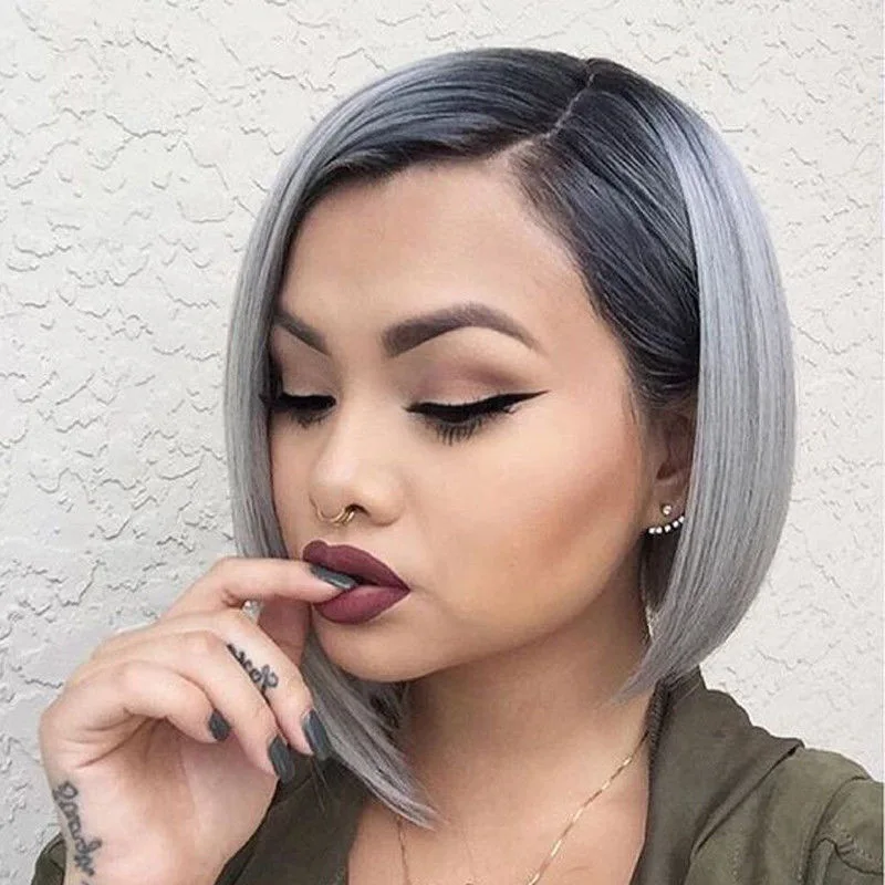 Парики градиентного цвета, женские синтетические короткие волосы, полный головной убор, парики в европейском и американском стиле, короткие прямые волосы, средняя часть Боб
Парики градиентного цвета, женские синтетические короткие волосы, полный головной убор, парики в европейском и американском стиле, короткие прямые волосы, средняя часть Боб