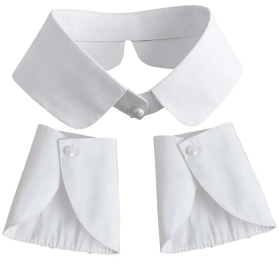 YEKEYI Women Detachable False Collar Wrist Cuffs Fake Sleeve Cuffs Collar Half Shirt Collar
YEKEYI Women Detachable False Collar Wrist Cuffs Fake Sleeve Cuffs Collar Half Shirt Collar