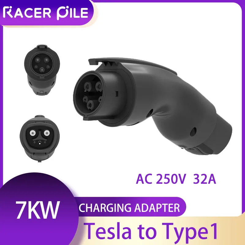 RACER PILE NACS to Type1 Charger Adapter AC 250V 7KW 32A Adapter J1772 EV Charging Connector for type1 car
RACER PILE NACS to Type1 Charger Adapter AC 250V 7KW 32A Adapter J1772 EV Charging Connector for type1 car