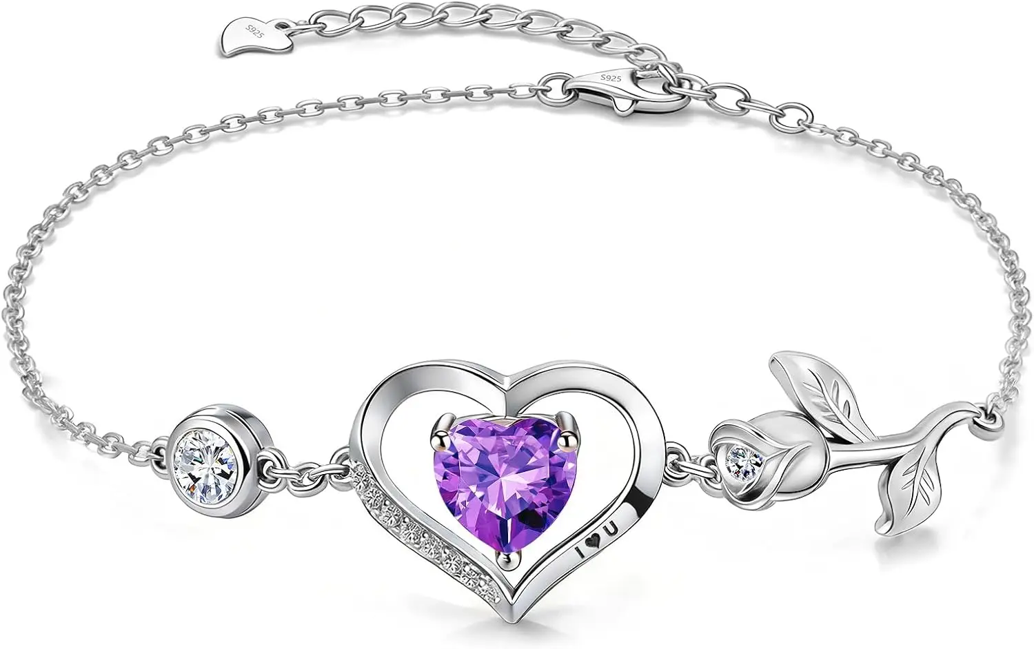 1CT Rose Heart Bracelet Moissanite Lab-Grown Sapphire Ruby Emerald&More 18K White Rose Gold Plated Anniversary Birthday Gift for
1CT Rose Heart Bracelet Moissanite Lab-Grown Sapphire Ruby Emerald&More 18K White Rose Gold Plated Anniversary Birthday Gift for