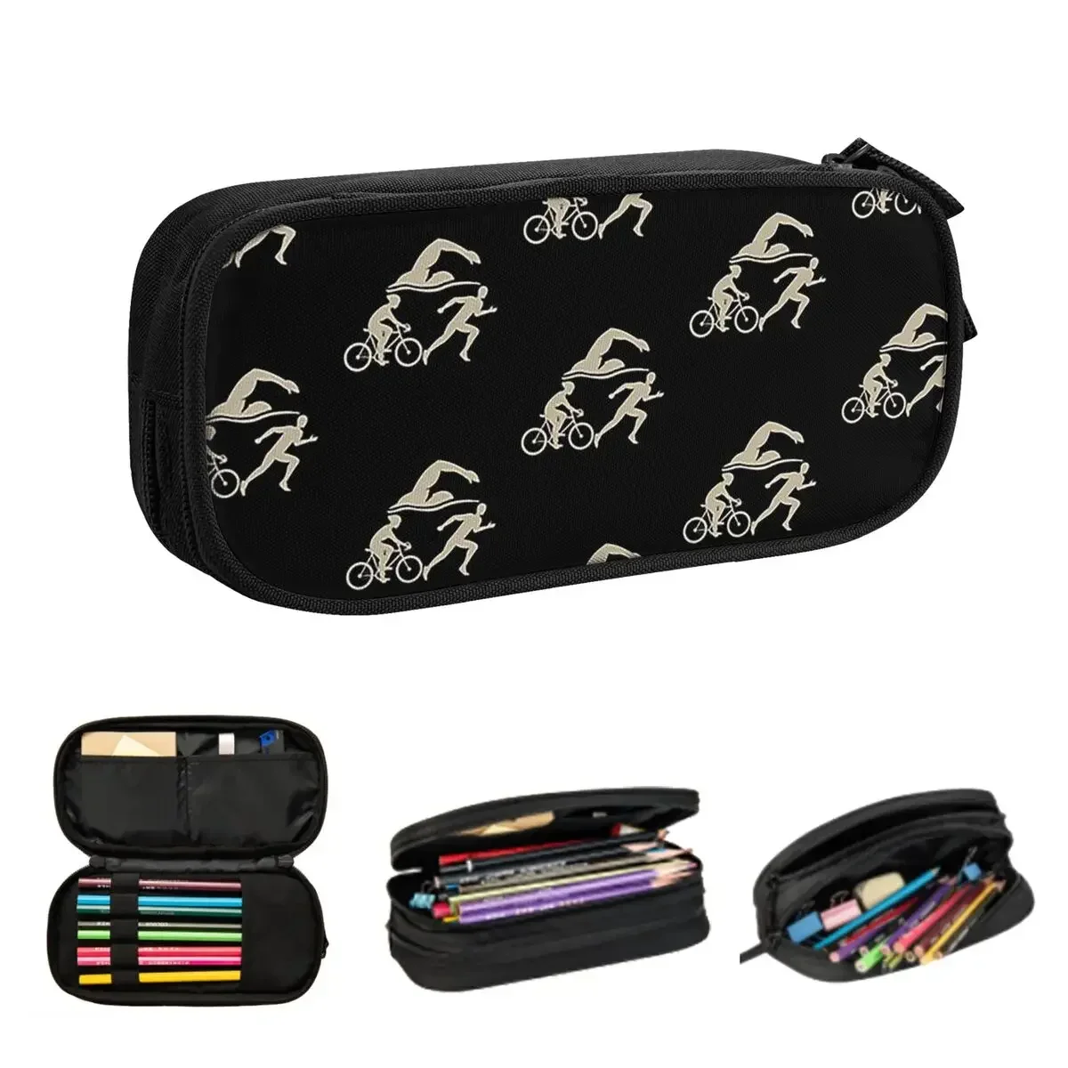 Triathlon - Swim Bike Run Triathlete Pencil Cases Large Capacity Pen Bags Pen Box Pencil Pouch For Boys Girls Stationery School
Triathlon - Swim Bike Run Triathlete Pencil Cases Large Capacity Pen Bags Pen Box Pencil Pouch For Boys Girls Stationery School