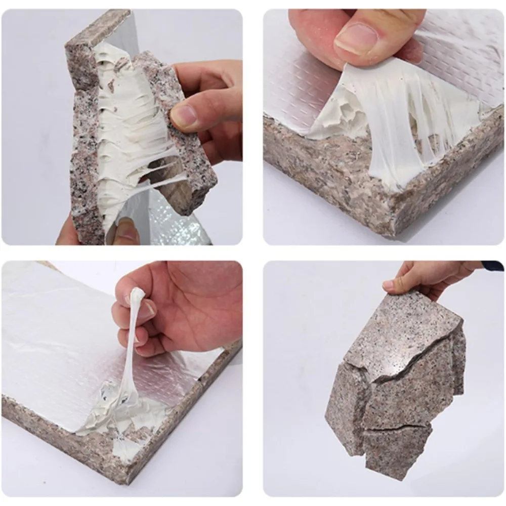 Extremely Strong Waterproof Tape Roof Crack Butyl Roll Material Aluminum Foil Sealing Strip For Roofing 1MM Thickness 
Extremely Strong Waterproof Tape Roof Crack Butyl Roll Material Aluminum Foil Sealing Strip For Roofing 1MM Thickness