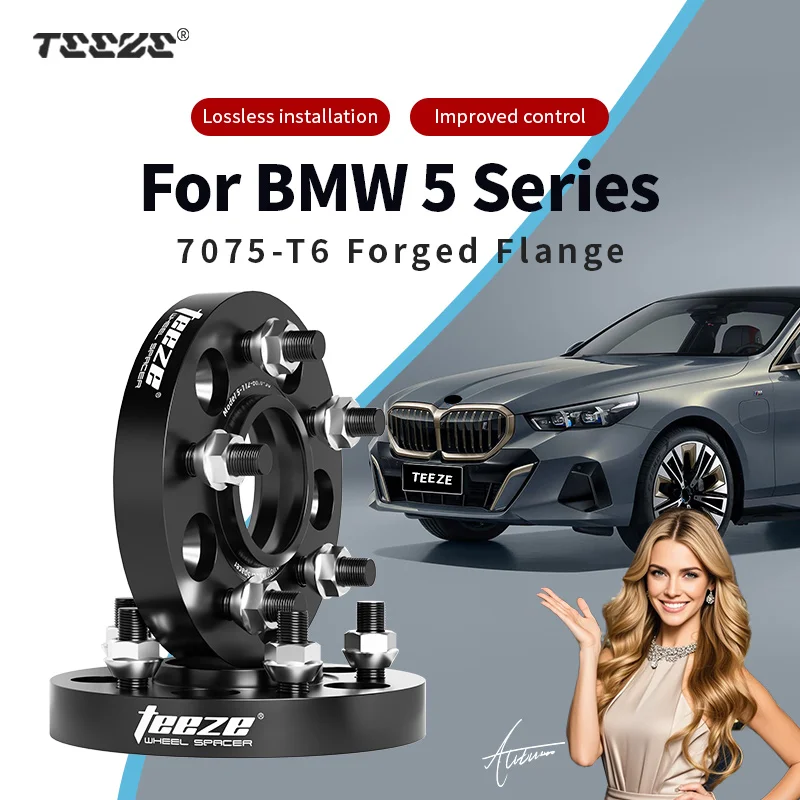 Teeze 2pcs 5x112 66.6 M14x1.25 Hub Centric Black Forged wheel spacer For BMW 2016-2025 5 Series G30/G31/G38/G60 15/20/25/30/35mm
Teeze 2pcs 5x112 66.6 M14x1.25 Hub Centric Black Forged wheel spacer For BMW 2016-2025 5 Series G30/G31/G38/G60 15/20/25/30/35mm