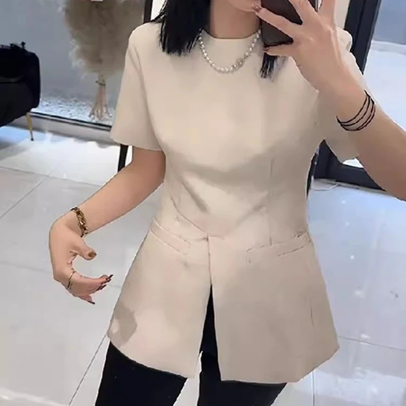 White jacquard short sleeved top crop top women vintage clothes shirts for women harajuku y2k clothes
White jacquard short sleeved top crop top women vintage clothes shirts for women harajuku y2k clothes