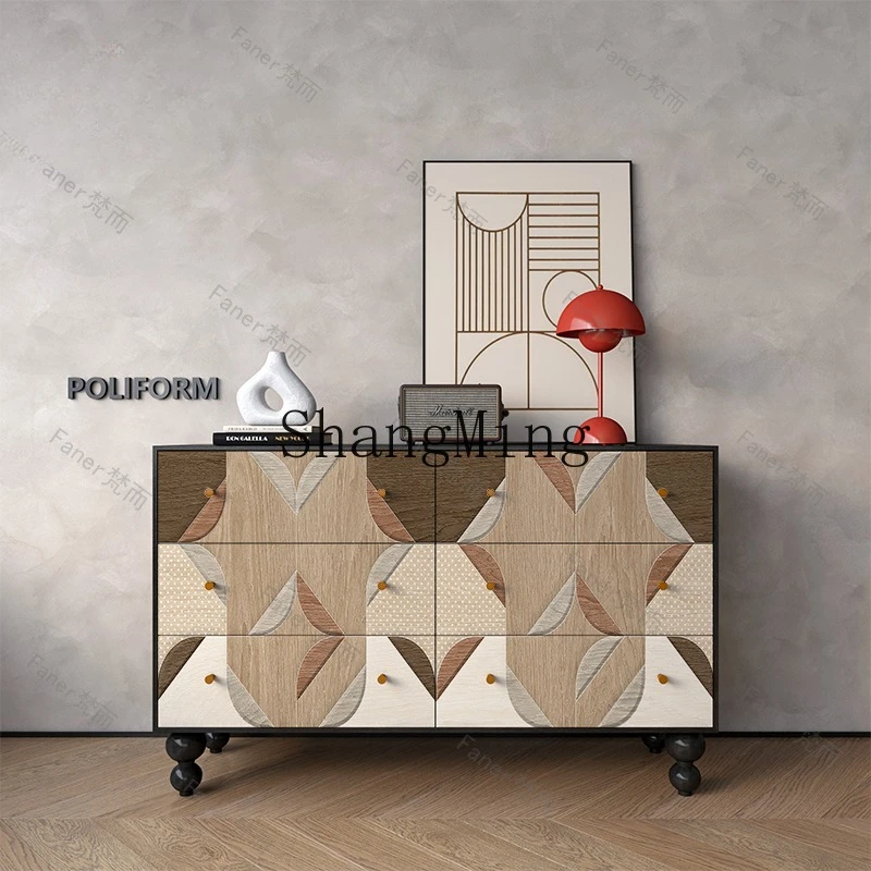 LXY retro solid wood six-chest cabinet living room bedroom storage wall bedside cabinet
LXY retro solid wood six-chest cabinet living room bedroom storage wall bedside cabinet