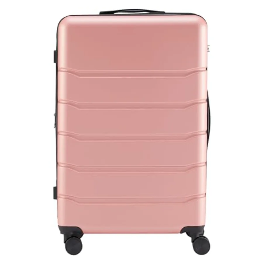 Luggage with Spinner Wheels TSA Lock Carry on Hard Shell ABS Suitcase Lightweight, Pink, 24 Inch
Luggage with Spinner Wheels TSA Lock Carry on Hard Shell ABS Suitcase Lightweight, Pink, 24 Inch