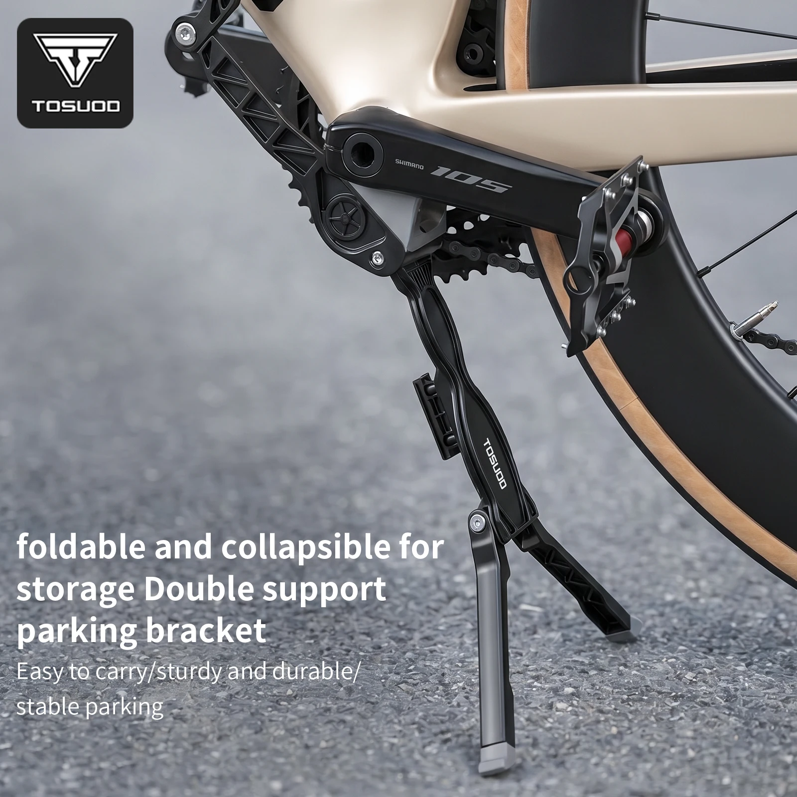 TOSUOD Bicycle Aluminum Alloy Parking Rack Mountain Road Bike Portable Foldable Fixed Locking Stand Cycling Accessories
TOSUOD Bicycle Aluminum Alloy Parking Rack Mountain Road Bike Portable Foldable Fixed Locking Stand Cycling Accessories