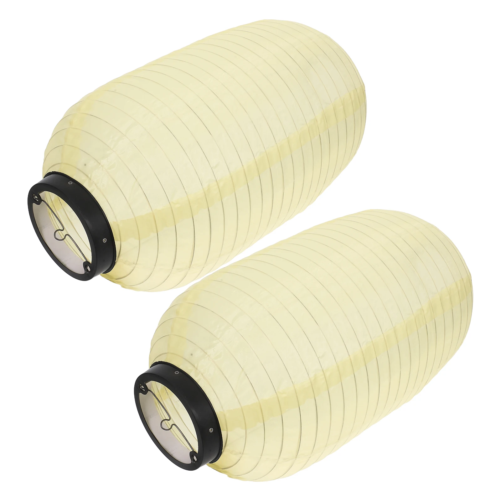 2Pcs Waterproof Silk Lantern 45X25CM Beige 10Inch Japanese Style Decorative Hanging Lanterns Home Restaurant Festivals Indoor
2Pcs Waterproof Silk Lantern 45X25CM Beige 10Inch Japanese Style Decorative Hanging Lanterns Home Restaurant Festivals Indoor