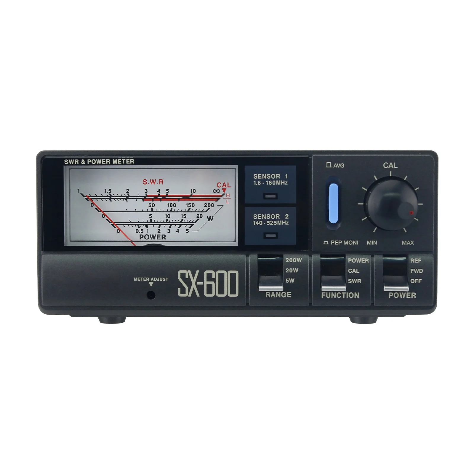 SX-600 Dual Band Shortwave Power Meter 5W 50W 200W Standing Wave Meter UV Shortwave Meter
SX-600 Dual Band Shortwave Power Meter 5W 50W 200W Standing Wave Meter UV Shortwave Meter