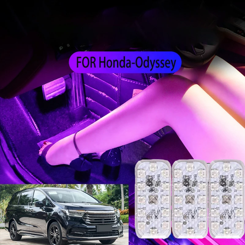 FOR Honda-Odyssey LED Car Interior Ambient Foot Light Atmosphere Decorative Lamps Party decoration lights Neon strips
FOR Honda-Odyssey LED Car Interior Ambient Foot Light Atmosphere Decorative Lamps Party decoration lights Neon strips