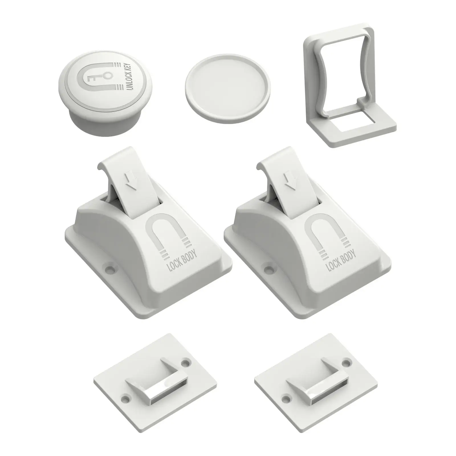Magnetic Cabinet Locks for Babies Multipurpose No Drilling or Tools Required
Magnetic Cabinet Locks for Babies Multipurpose No Drilling or Tools Required