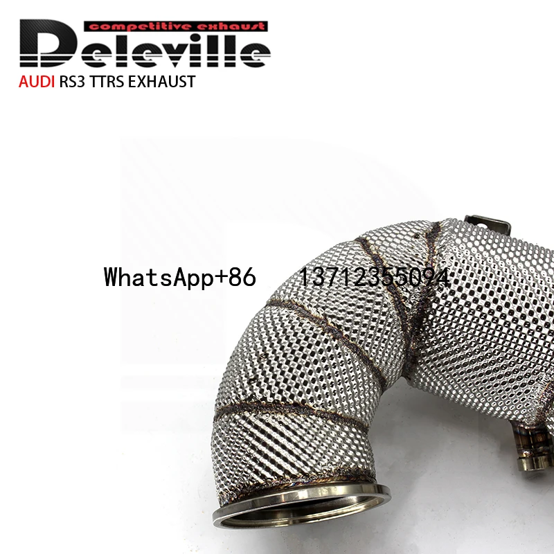 Stainless Steel Exhaust Pipes for Audi RS3 TTRS 2.5T 2017-2020 Downpipe Exhaust Heat Shield
Stainless Steel Exhaust Pipes for Audi RS3 TTRS 2.5T 2017-2020 Downpipe Exhaust Heat Shield
