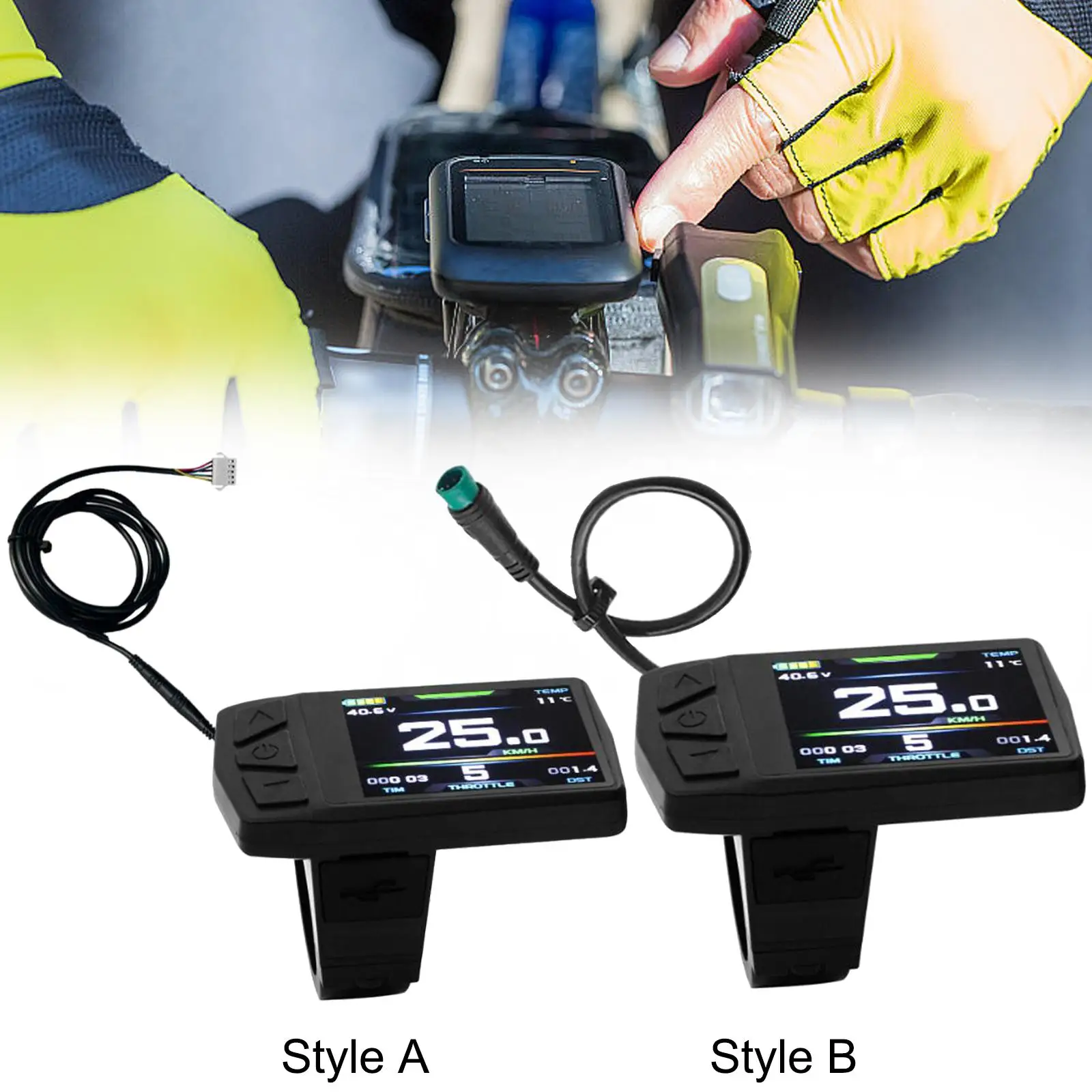 Ebike Smart Meter Control Panel SM/Waterproof Connector Sturdy Easy Installation
Ebike Smart Meter Control Panel SM/Waterproof Connector Sturdy Easy Installation
