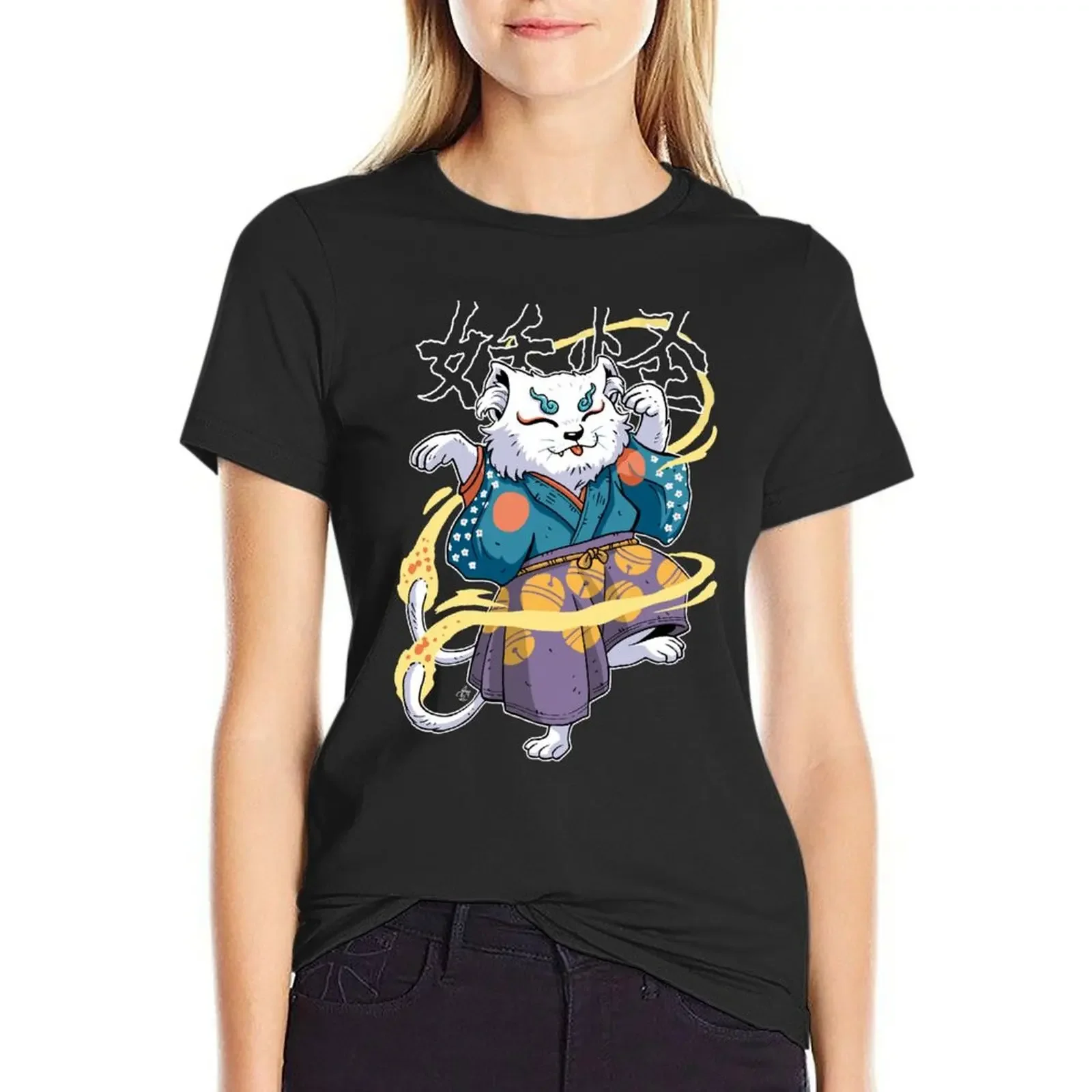 Yōkai - Nekomata T-Shirt oversized cute clothes anime new edition t shirts for Women
Yōkai - Nekomata T-Shirt oversized cute clothes anime new edition t shirts for Women