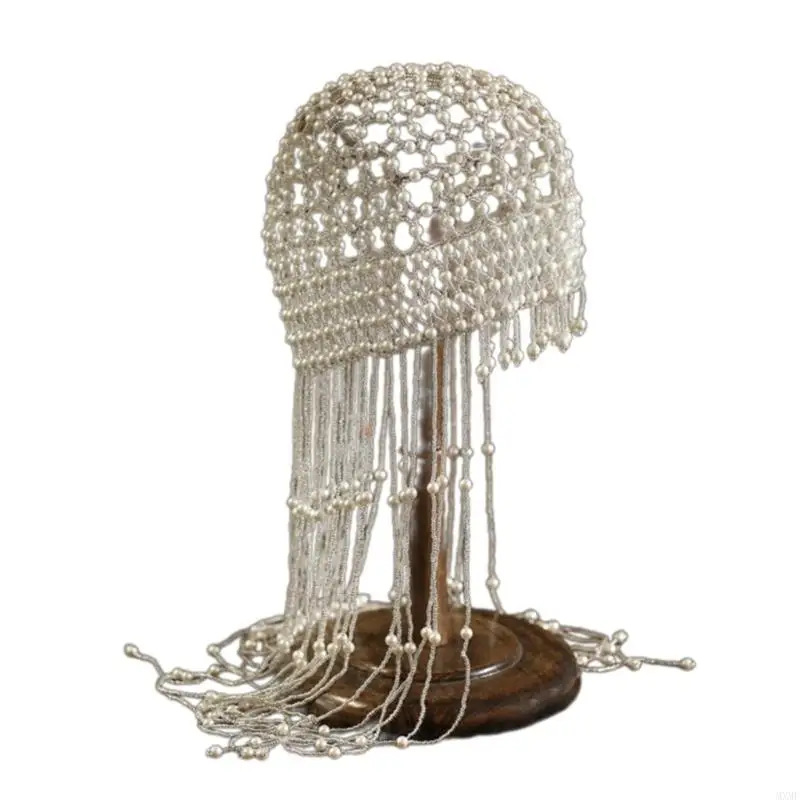 MXMF Sophisticated Pearls Tassels Beaded Headwear Adornment Soft Headpiece Delicate Hair Accessory for Stage Performances
MXMF Sophisticated Pearls Tassels Beaded Headwear Adornment Soft Headpiece Delicate Hair Accessory for Stage Performances
