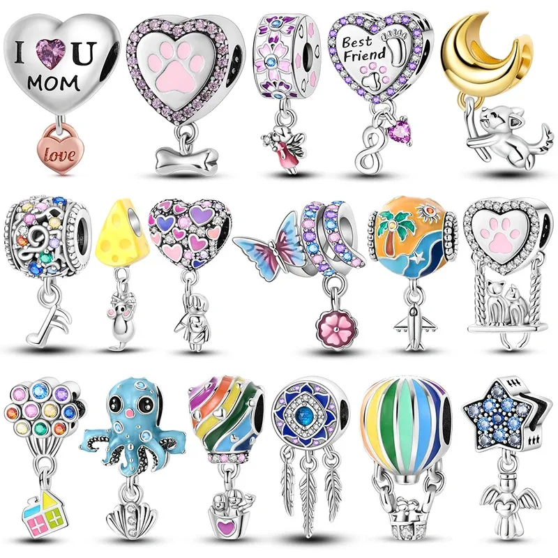 Silver Plated Puzzle Hot Balloon Charms Beads Fit Bracelet Pendant Dangle Jewelry Women
Silver Plated Puzzle Hot Balloon Charms Beads Fit Bracelet Pendant Dangle Jewelry Women