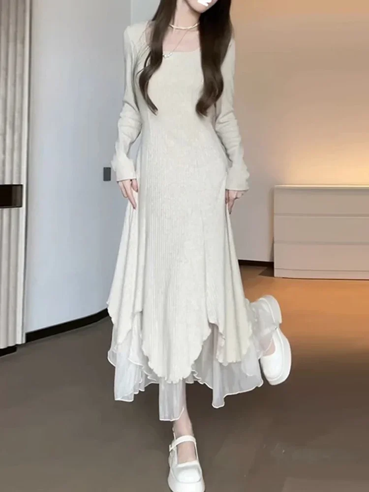 Pendant long-sleeved dress, children's spring and autumn 2024 new small inner cover with coat and long dress
Pendant long-sleeved dress, children's spring and autumn 2024 new small inner cover with coat and long dress