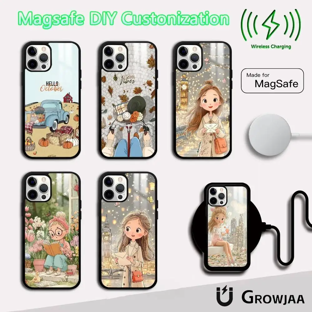 INS Girlish Heart Autumn Phone Case For IPhone 16 15 14 13 12 11 Pro Max Plus Mini Magsafe Mirror Wireless Magnetic Funda
INS Girlish Heart Autumn Phone Case For IPhone 16 15 14 13 12 11 Pro Max Plus Mini Magsafe Mirror Wireless Magnetic Funda