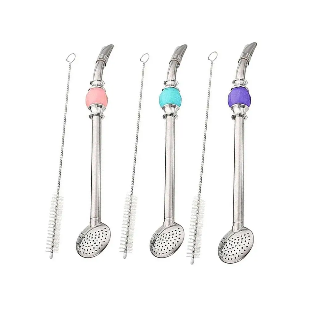 Matte Tea Set Stainless Steel Reusable Bombilla Yerba Mate Drinking Straw Loose Leaf Tea Ground Coffee Fruit Juices Straw Filter
Matte Tea Set Stainless Steel Reusable Bombilla Yerba Mate Drinking Straw Loose Leaf Tea Ground Coffee Fruit Juices Straw Filter