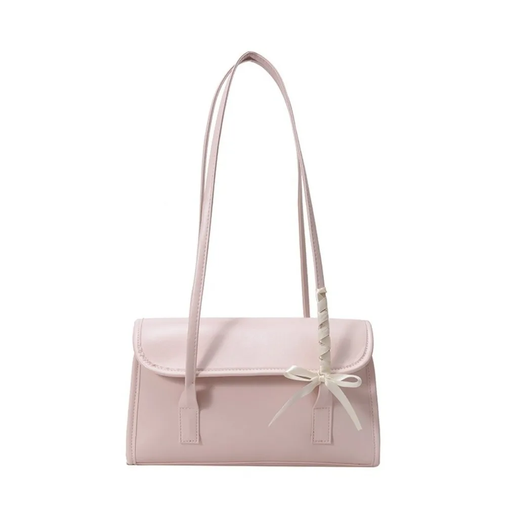 Casual Solid Color Bow Ribbons Shoulder Bag Pu Leather Y2k Large Capacity Underarm Bag Leisure Sweet Women's Handbag Popular
Casual Solid Color Bow Ribbons Shoulder Bag Pu Leather Y2k Large Capacity Underarm Bag Leisure Sweet Women's Handbag Popular