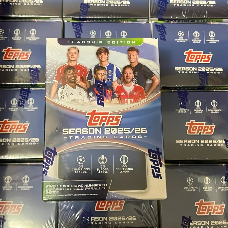 Genuine Hot Selling 2025-26 Topps Ucc Flagship Soccer Cards Blaster & Hanger Box Collectible Trading Cards Surprise Trendy Gifts
Genuine Hot Selling 2025-26 Topps Ucc Flagship Soccer Cards Blaster & Hanger Box Collectible Trading Cards Surprise Trendy Gifts