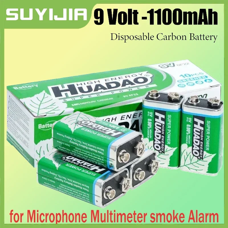 Brand new 6F22 square battery, high-quality 9V disposable alkaline battery wholesale, suitable for multimeter siren microphone
Brand new 6F22 square battery, high-quality 9V disposable alkaline battery wholesale, suitable for multimeter siren microphone