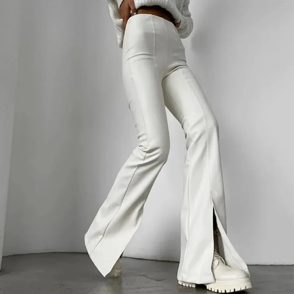 2025 Autumn/winter New Leather White Split Open Flared Pants Sexy Tight Micro Flare Women's Wholesale Agency
2025 Autumn/winter New Leather White Split Open Flared Pants Sexy Tight Micro Flare Women's Wholesale Agency