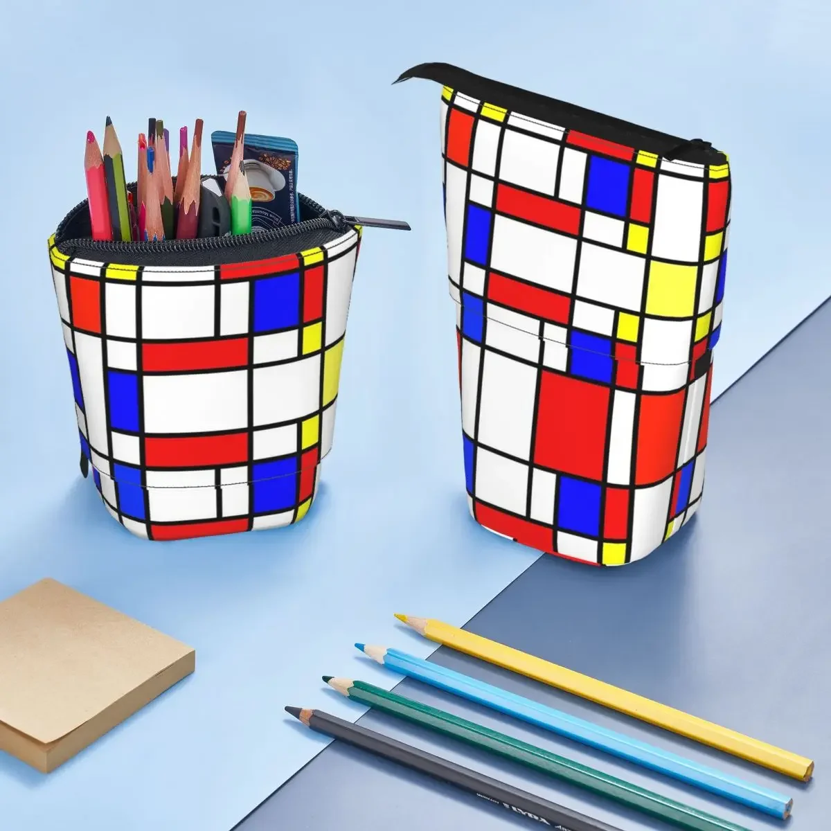 Piet Mondrian De Stijl Reversible Pencil Case for Students School Pen Box Pencil Bag Stationery Supplies Pen Holder Bag
Piet Mondrian De Stijl Reversible Pencil Case for Students School Pen Box Pencil Bag Stationery Supplies Pen Holder Bag
